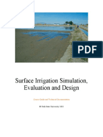 (Wynn R. Walker) Surface Irrigation Simulation