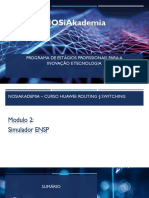 Modulo 2 ENSP - Huawei Routing & Switching