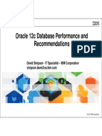 SIG Wed 1345 Oracle 12c Database Performance and Recomendations PDF