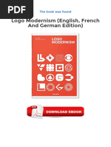 PDF Logo Modernism English French and German Edition PDF