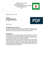 Carta Pavimentacion Kra 28