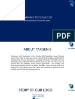 TaxGenie Introduction For Banks PDF