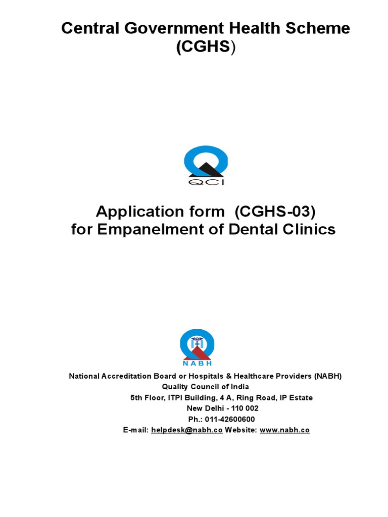 Nabh Application Dental Clinic PDF Hospital Dentistry