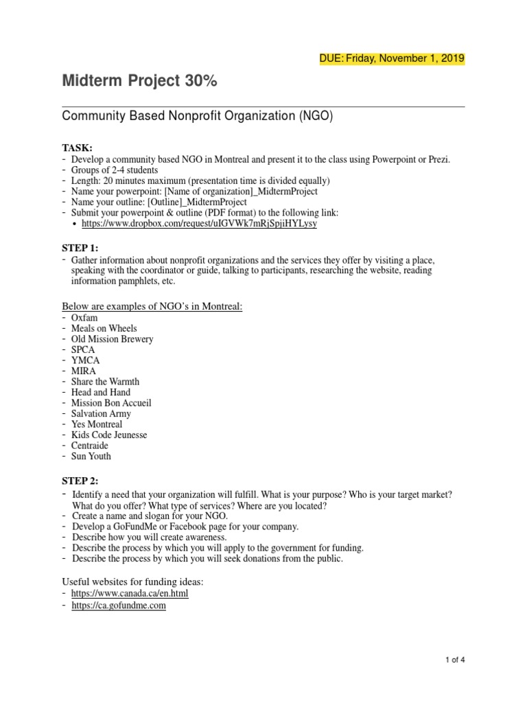 360 CL2 As Midterm Project | PDF | Vocabulary | Non Governmental ...
