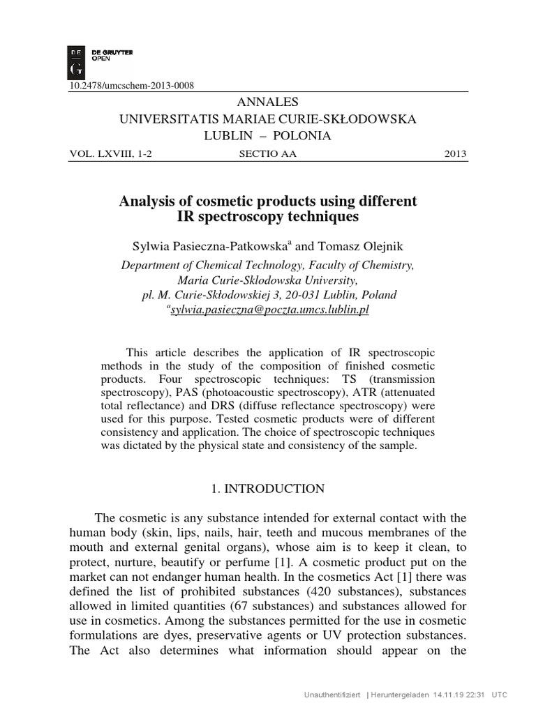 Jurnal Ftir Download Free Pdf Infrared Spectroscopy Spectroscopy