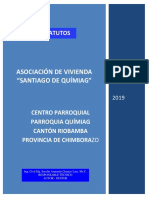 Estatutos de La Asociación de Vivienda Santiago de Químiag