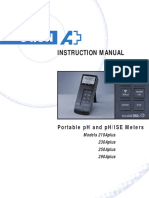 Instruction Manual: Portable PH and pH/ISE Meters