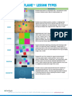 Snowflake Lesson Types Reference Sheet