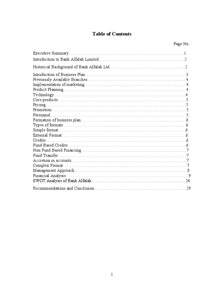 Sample financial advisor business plan image