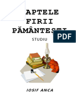 Faptele Firii Pamantesti Vol I PDF
