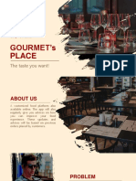 Gourmet'S Place: The Taste You Want!