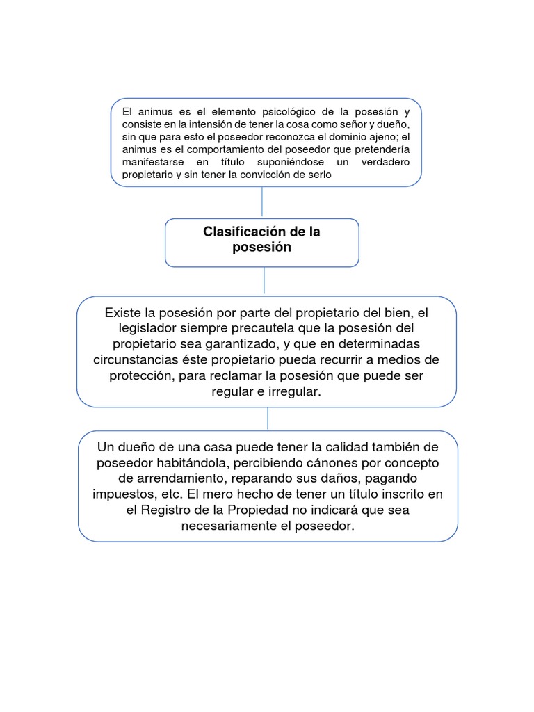 Clases y elementos de la posesión en Ecuador | PDF | Posesión (Ley ...