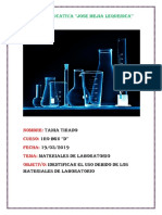 Materiales de Laboratorio