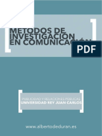 Métodos de Investigación en Comunicación