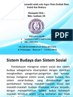 Sistem Budaya Dan Sistem Nasional