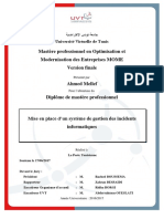 Systeme Gestion Incidents Informatiques