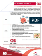 Reunión Diaria Pre-Inicio - Cuida Tu Salud Mental en El Trabajo