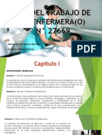 Ley Del Trabajo de La Enfermera (O) N 27669