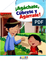 Agachate Cubrete y Agarrate