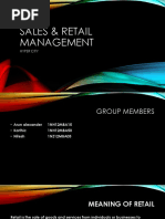 Sales & Retail Management: Hyper City