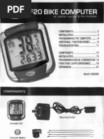 bell f20 bike computer