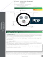 Datasheet Cabo Optico ASU120