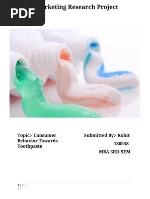 Rohit Marketing Research Project