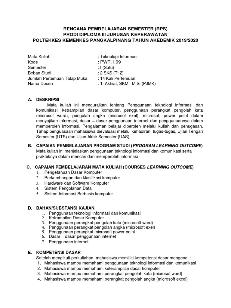 Rps Mk Ti 20192020 Pdf