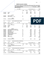 Análisis de precios unitarios para mejoramiento de acceso a centro de salud