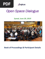 Open Space Brisbane Anglican Synod 2019 Book of Proceedings