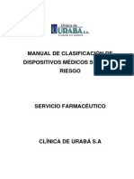 Manual de Clasificación de d. Médicos