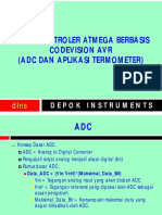 Mikrokontroler Atmega Berbasis Codevision Avr (Adc Dan Aplikasi Termometer)