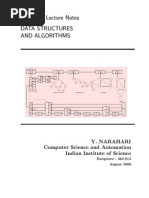 Data Structure and Algorithm by Y. Narahari