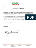 Certificado Laboral