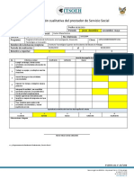 Formato de Autoevaluación Cualitativa Del Prestador de Servicio Social