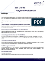Polycom Voicemail User Guide - V3