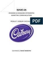 Report On Imc (Cadbury)