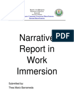 Narrative Report