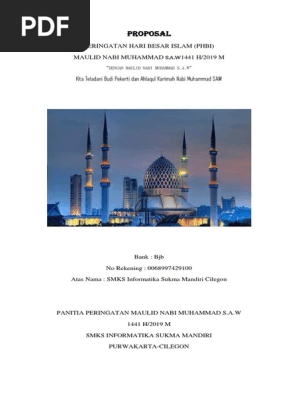 Contoh Proposal Maulid Nabi Pdf