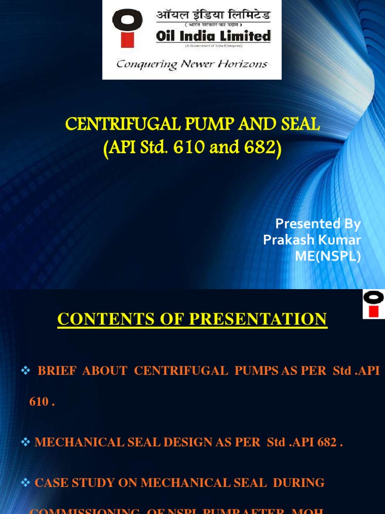 Mechanical Seals in Centrifugal Pumps | PDF | Pump | Machines