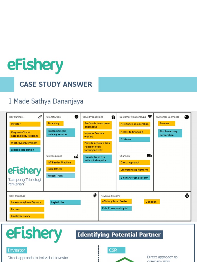 E-Fishery Case Study | PDF | Investor | Corporate Social Responsibility