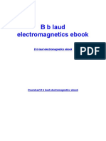 B B Laud Electromagnetics Ebook