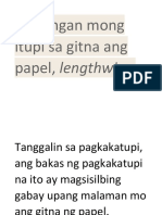 Hakbang Sa Paggawa NG Eroplanong Papel