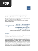 Política e administração