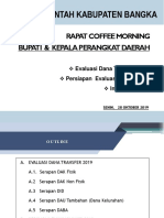 Pemerintah Kabupaten Bangka: Rapat Coffee Morning Bupati & Kepala Perangkat Daerah