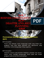 Bab 7 Business Continuity Planning (BCP) / Disaster and Recovery Planning (DRP)