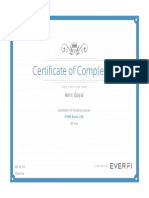 Amit Goyal: Completed The Following Course