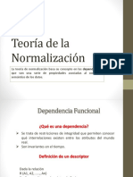 Teoria de La Normalización