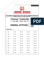 General Aptitude: Answer Key