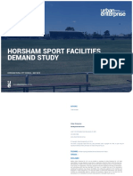 Horsham Sport Facilities Demand Study